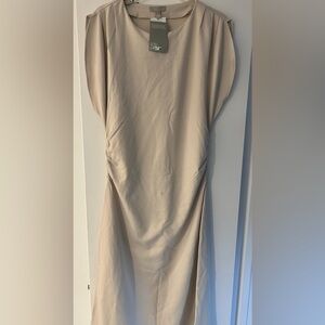 H&M Asymmetrical Beige Dress